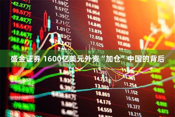 盛金证券 1600亿美元外资“加仓”中国的背后